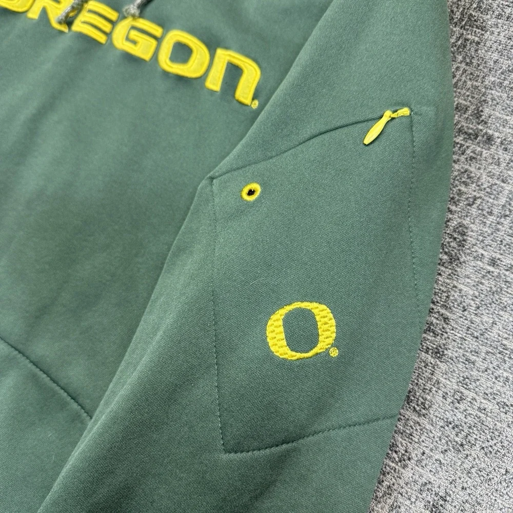 Nike Oregon Ducks Hoodie Sweatshirt Youth Boys Medium‎ Green Y2K Pullover